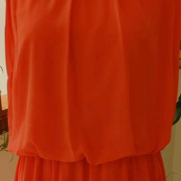 Orange Summer Dress - Picture 4 of 7